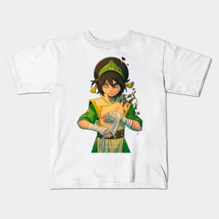 Toph fan art Kids T-Shirt